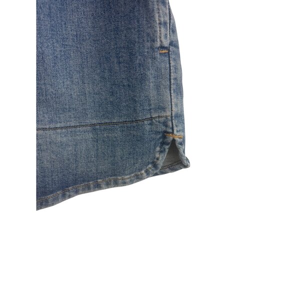 Current/Elliott The Ater Denim Romper w/Tie + Pockets Size 3 = Large MSRP$278.00 - Picture 8 of 13